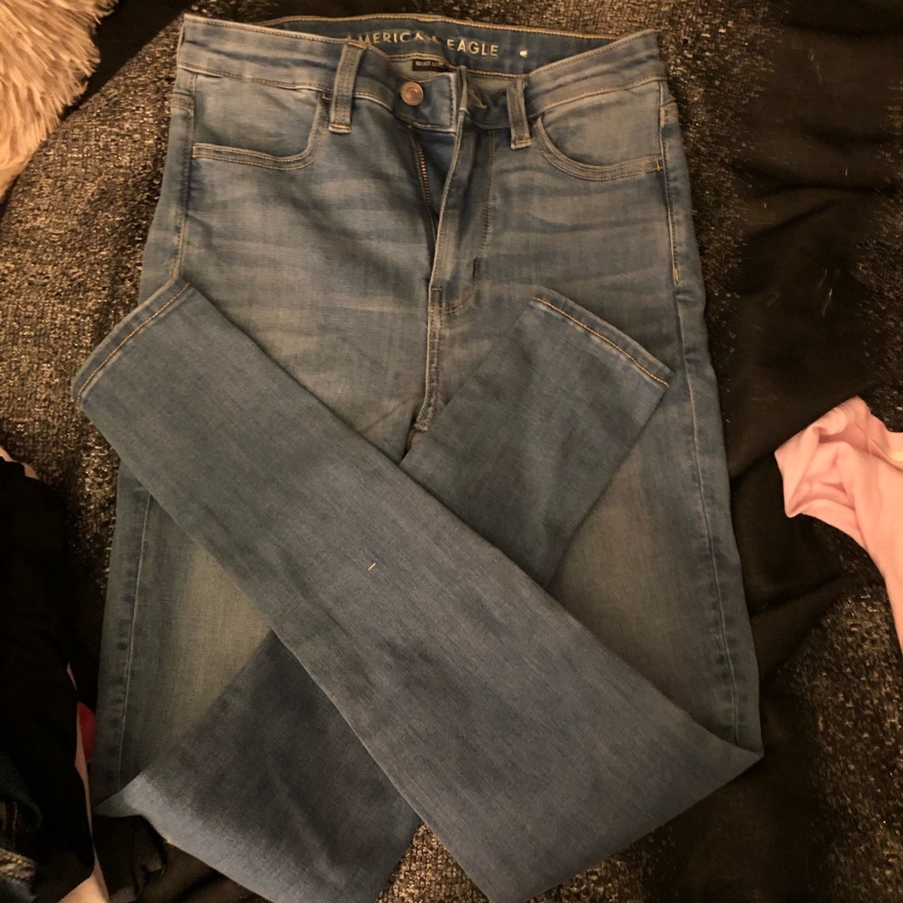 Ae nxt level stretch low rise jeggings